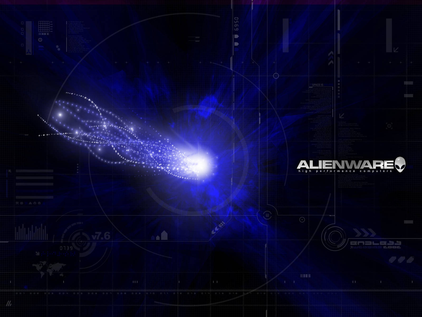 Alienware Default Blue Light Wallpaper
