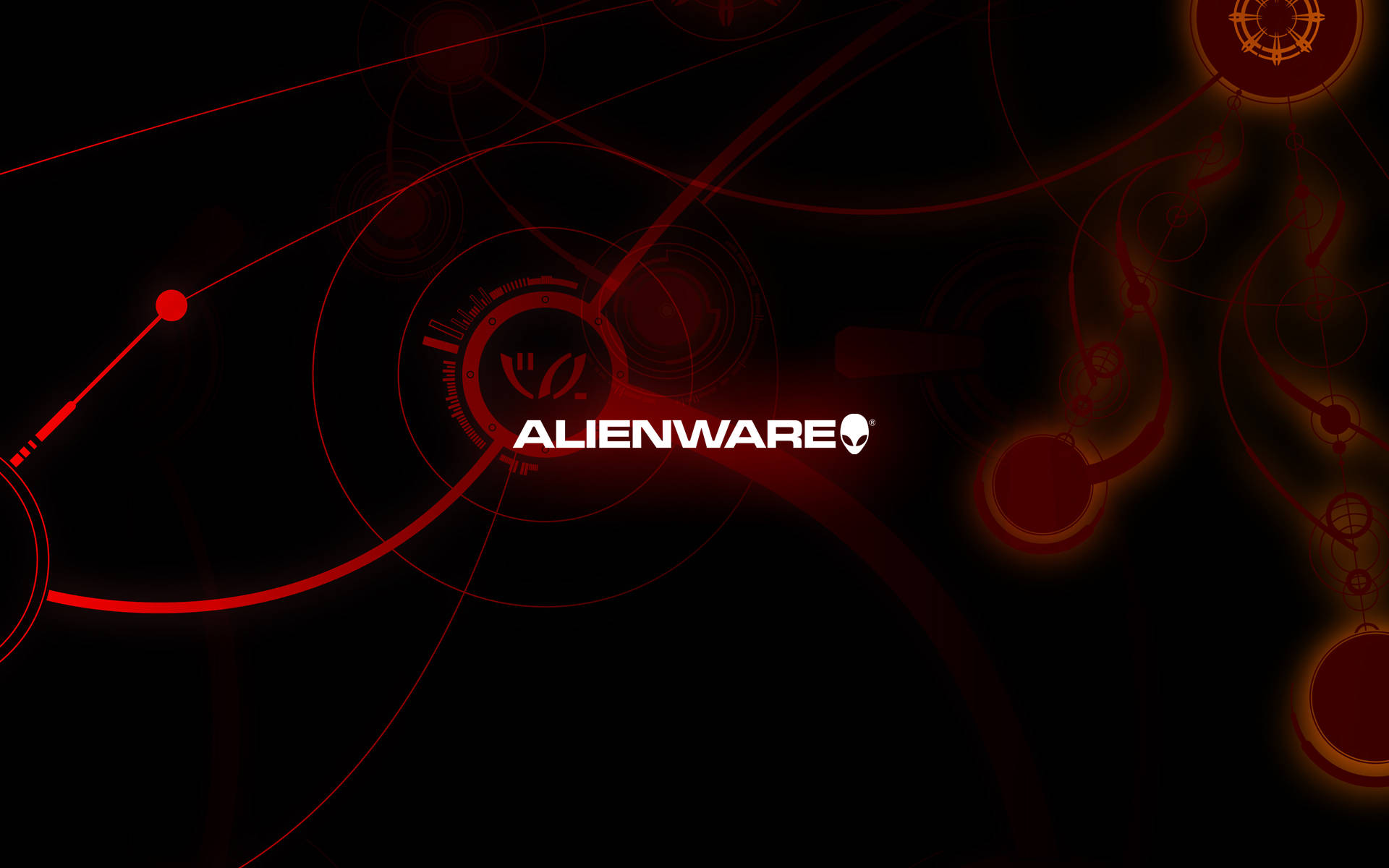 Alienware Default Red Pattern Wallpaper