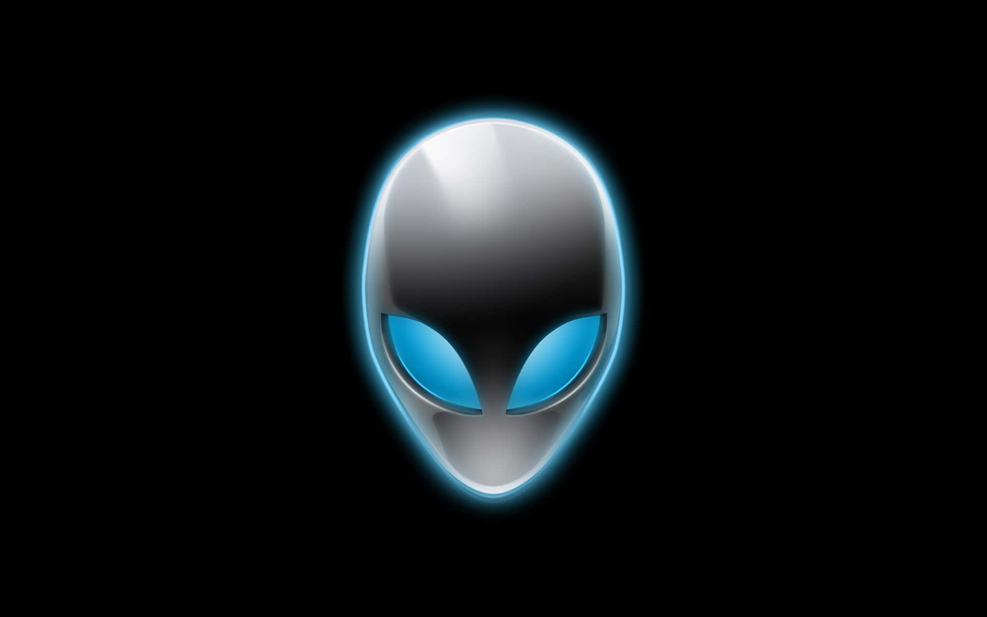 Avanceret Alienware-teknologi-tapet med futuristisk design
