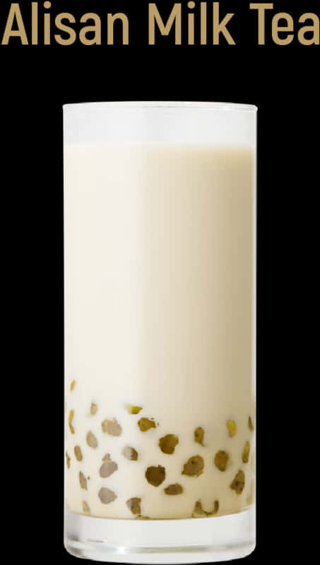 Alisan Milk Teawith Tapioca Pearls PNG