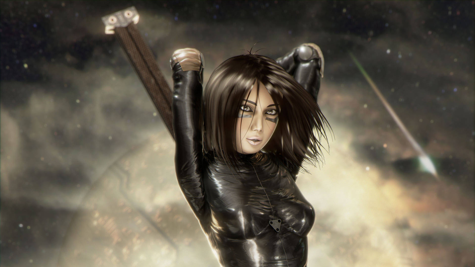 Alita Battle Angel - Ready to Live, Fight and Love Wallpaper