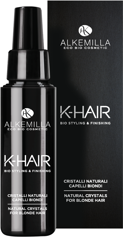 Alkemilla K Hair Blonde Crystals Styling Product PNG