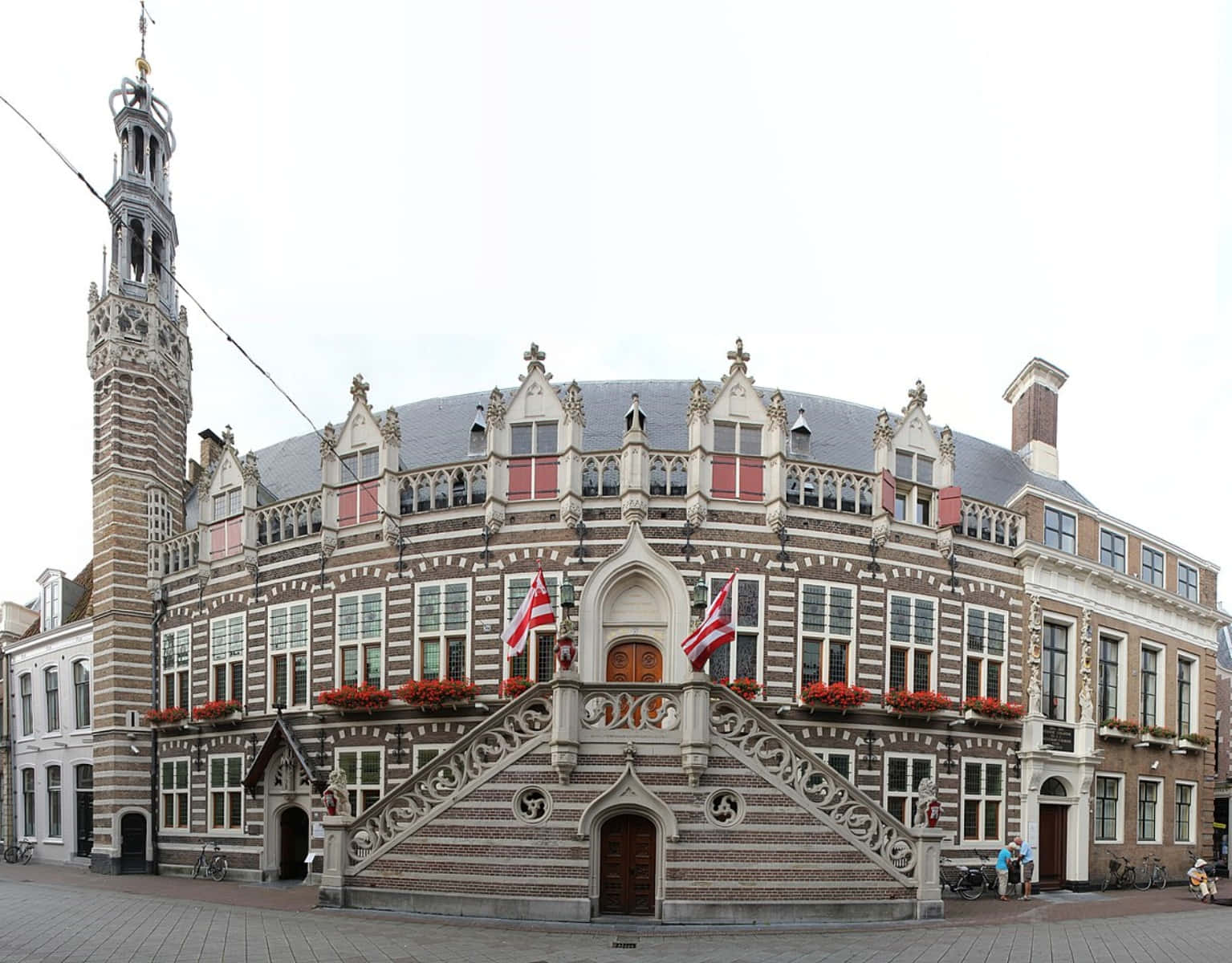 Alkmaar Historic Town Hall Building Wallpaper