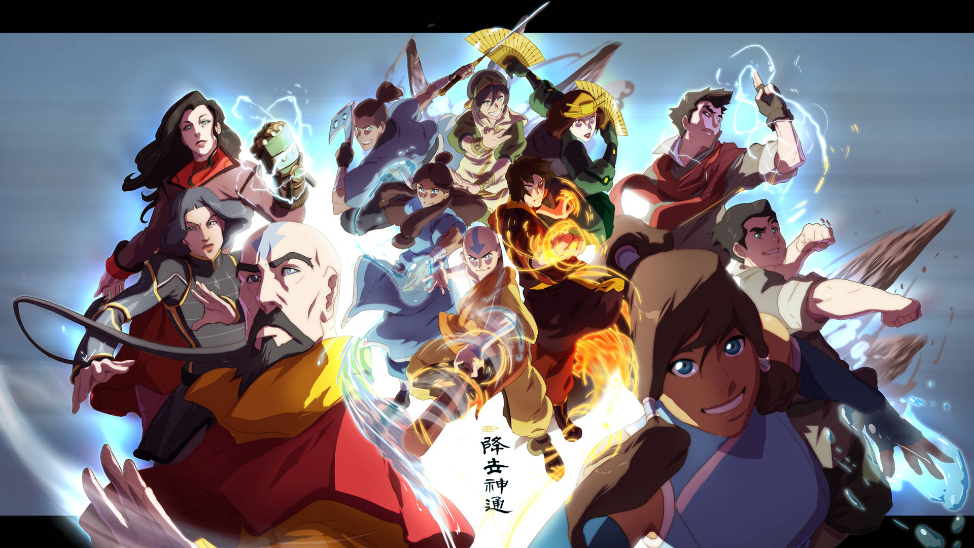All Anime Avatar Last Air Bender Background