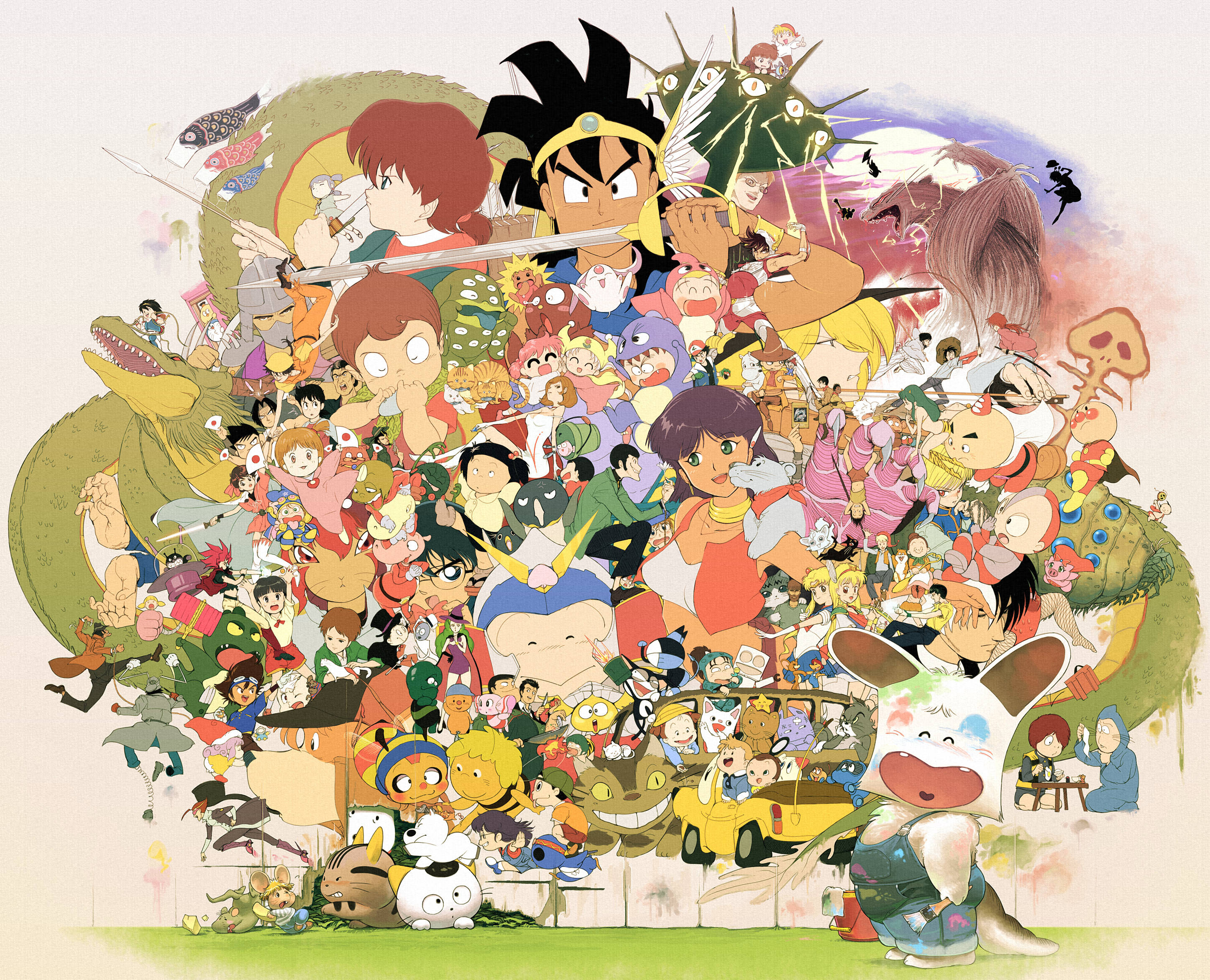 All Anime Chibi Manga Characters Wallpaper