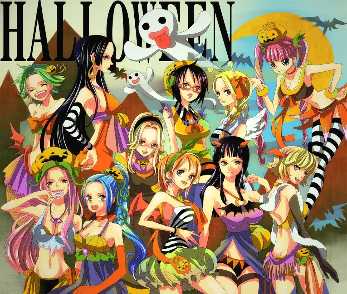 All Anime One Piece Girl Characters Wallpaper
