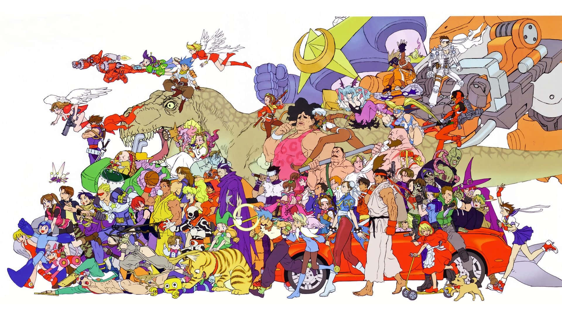 All Your Favorite Cartoon Characters in One Place! Wallpaper
