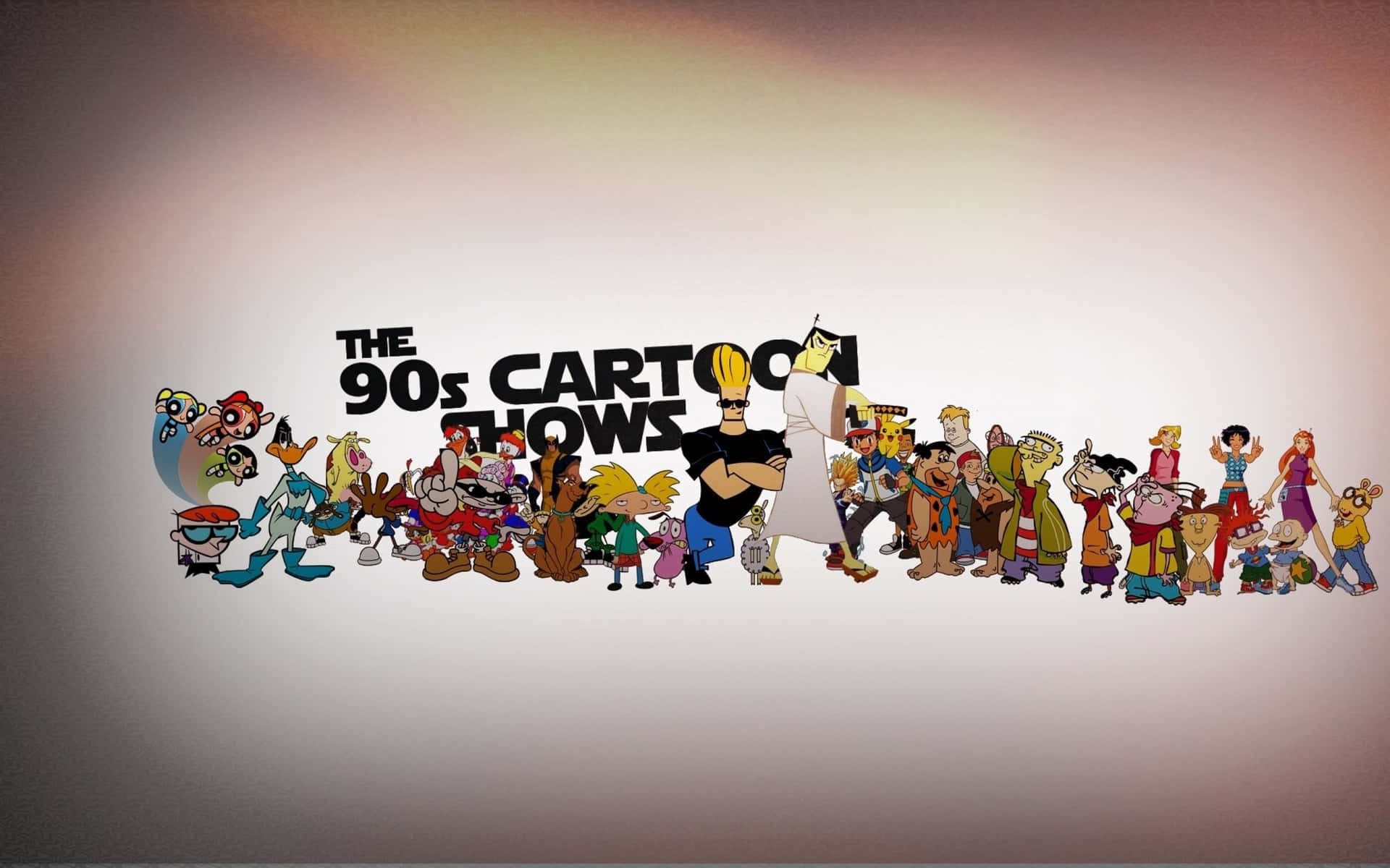 An Amazing Collage of All Your Favorite Cartoon Characters Wallpaper