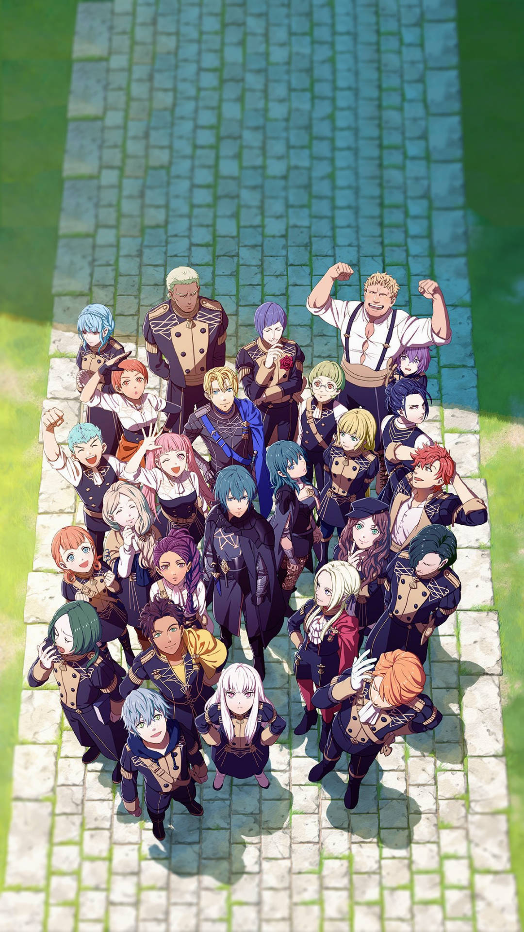 Recruit and command an elite group of warriors in Fire Emblem: Three Houses Wallpaper