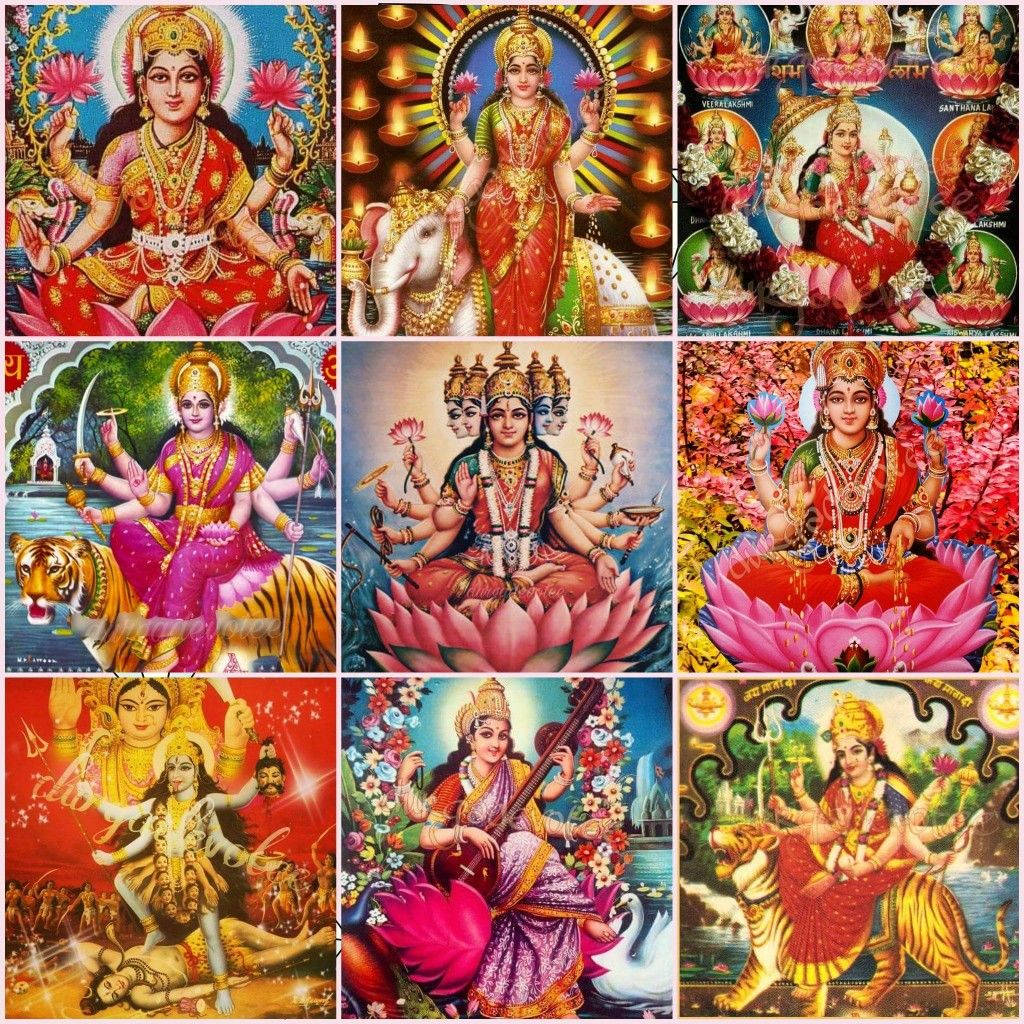 All Hindu Gods Art Compilation Wallpaper