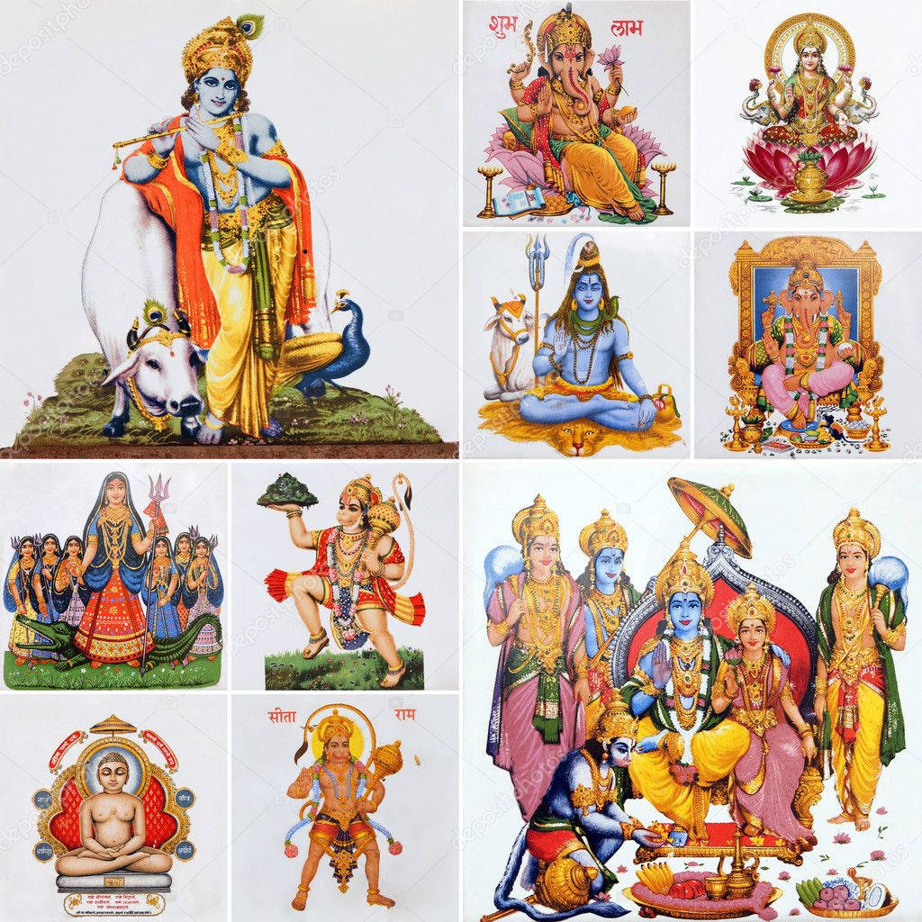 All Hindu Gods With Shiva Wallpaper