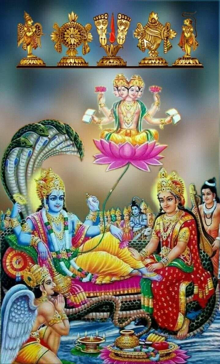 All Hindu Gods With Symbols Wallpaper