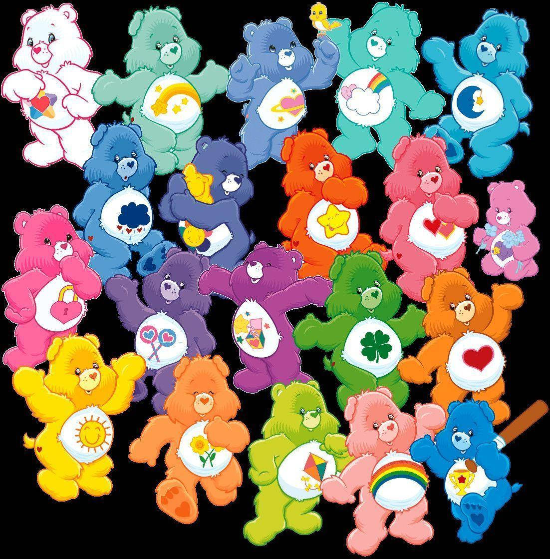 All Kinds Of Care Bears Wallpaper