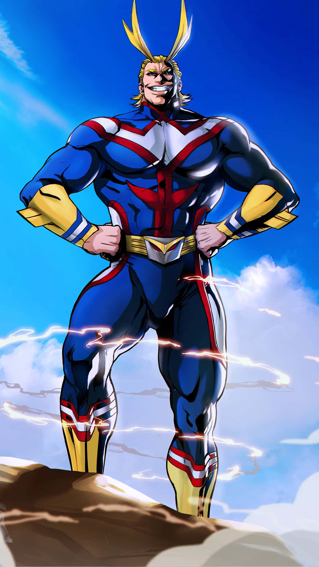 All Might Picture Power Stance