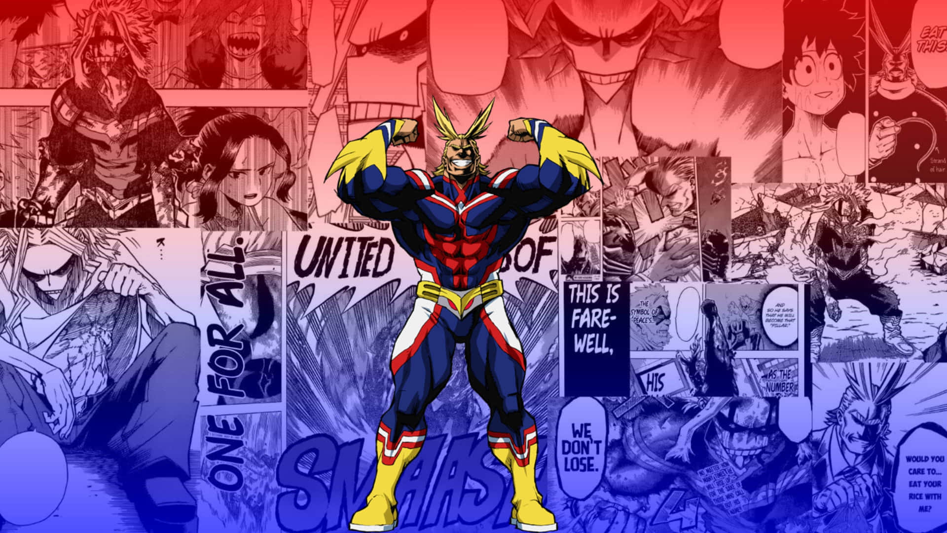 All Might Comic Picture