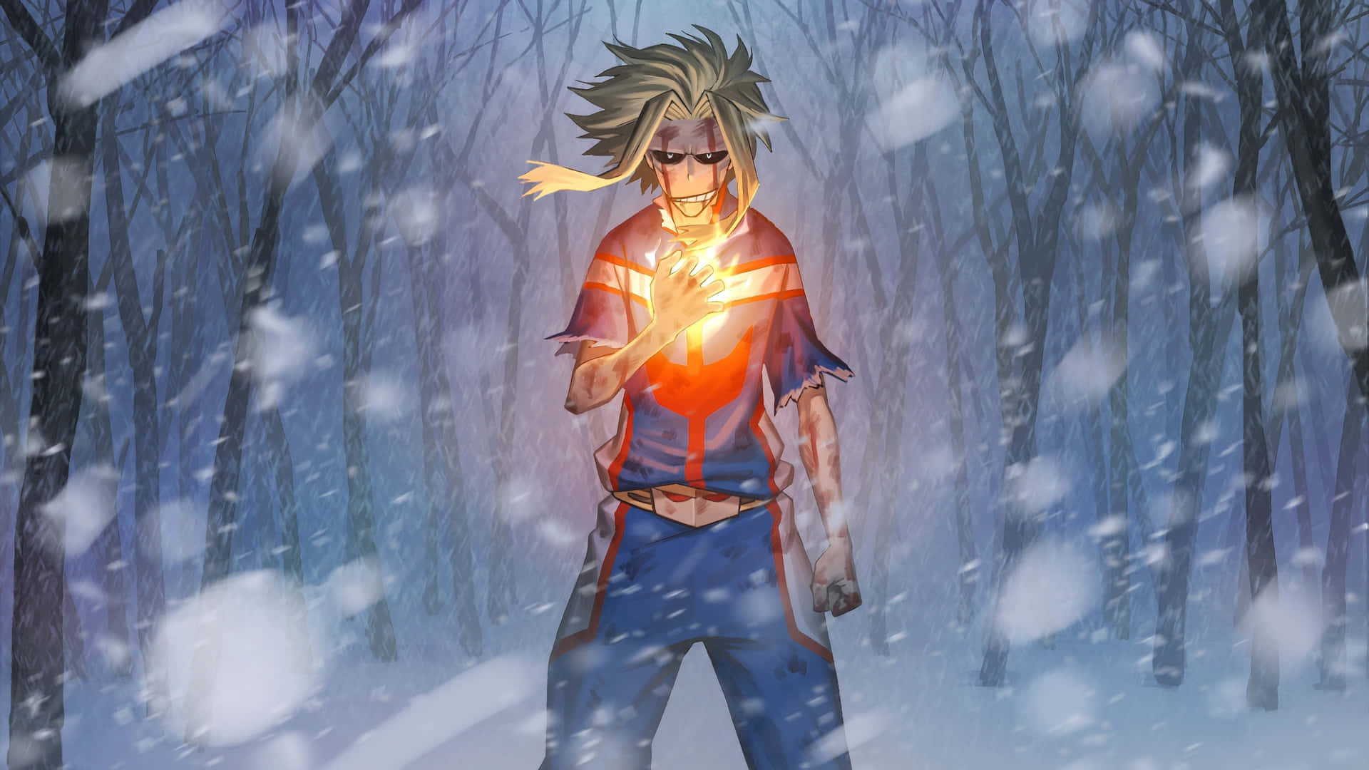All Might Weakened State Picture