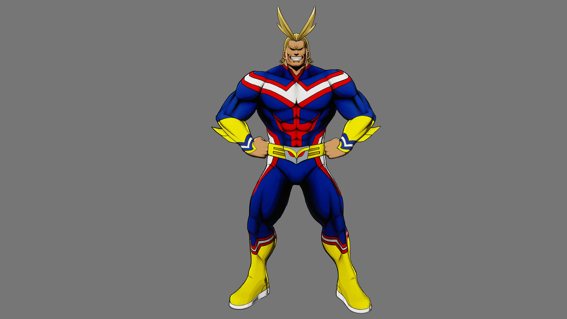 Grey All Might Full Body Picture