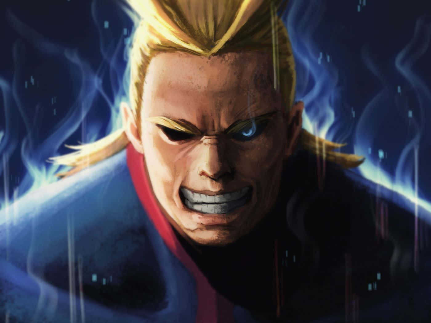 Realistisk All Might Art Picture