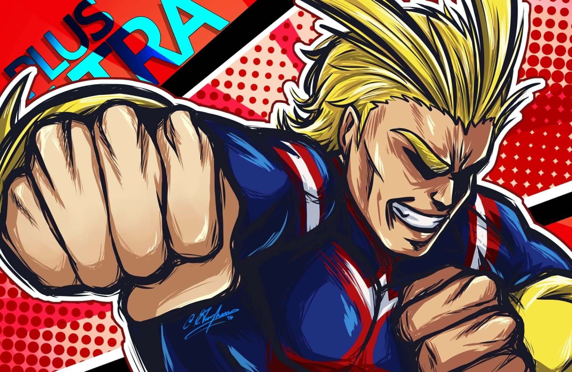 Manga Art Picture Of All Might