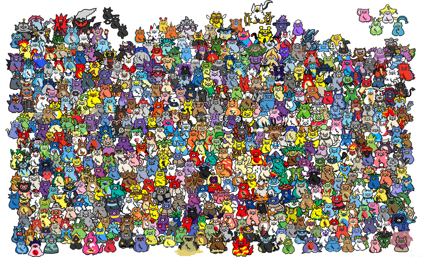 Alle Pokemon-billeder 1439 X 874