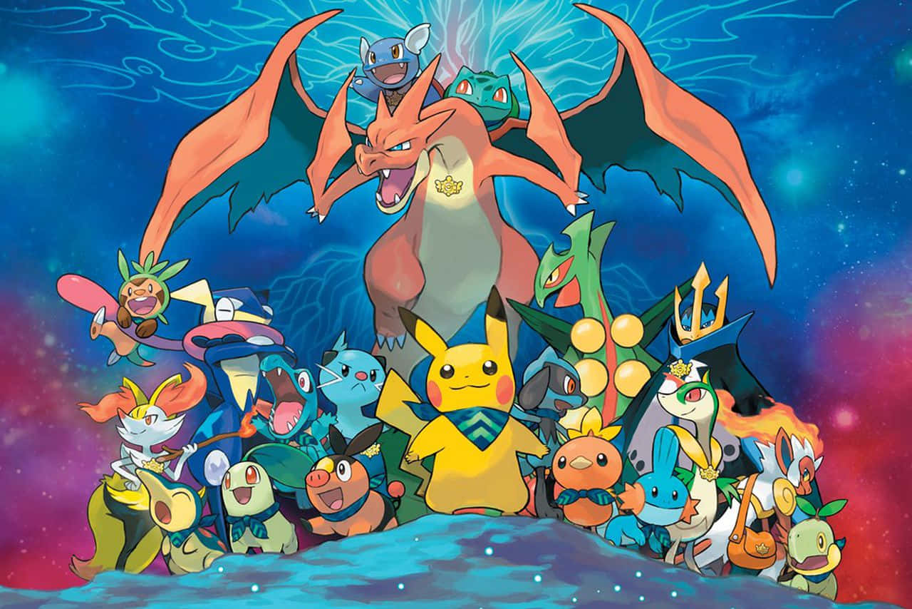 All your favourite Pokemon gathered in one place