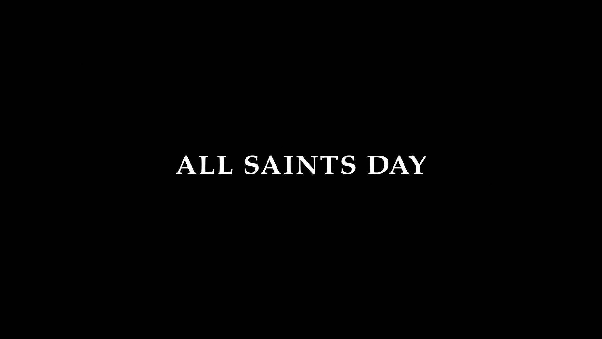 All Saints Day Black Wallpaper