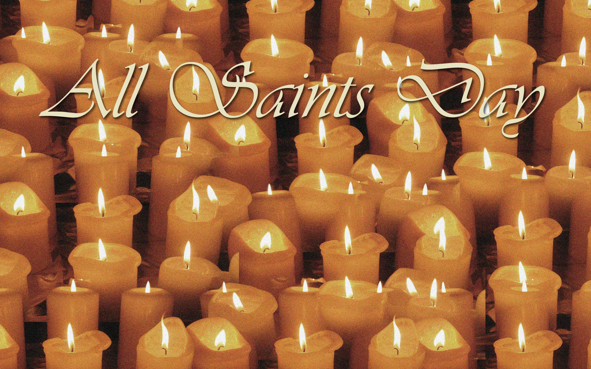All Saints Day Candle
