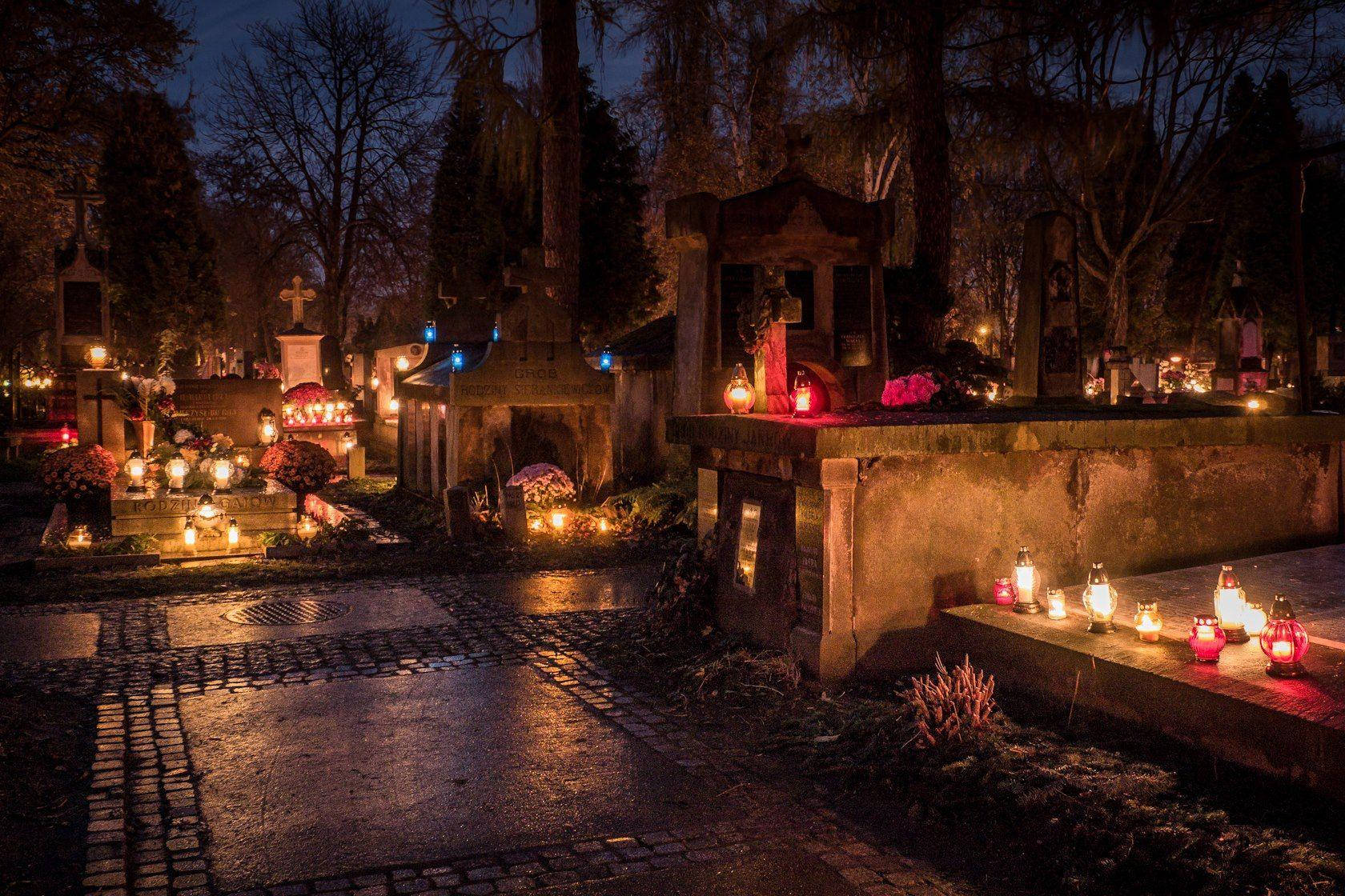 All Saints Day Graves