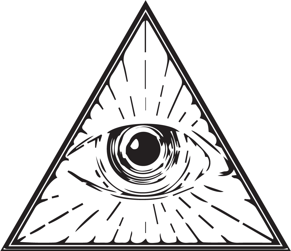 All Seeing Eye Triangle PNG
