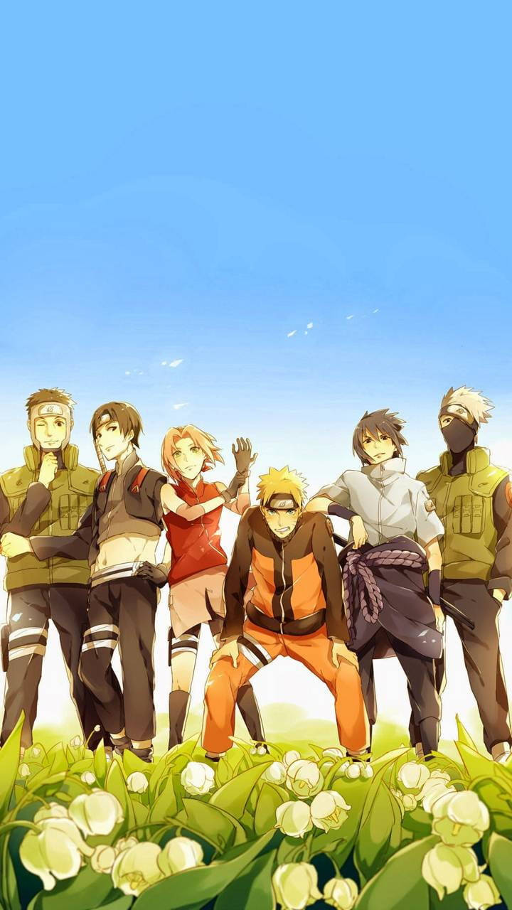 All Team 7 Naruto iPhone Wallpaper
