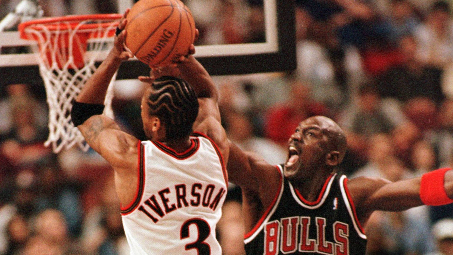 Allen Iverson Vs Michael Jordan Wallpaper