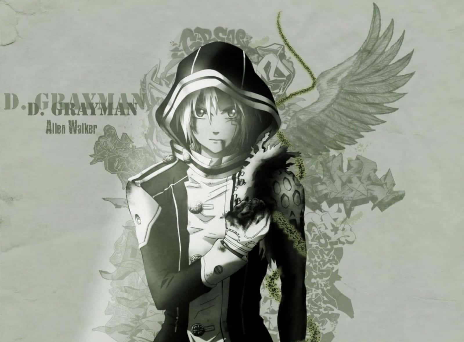 Allen Walker, The Exorcist From D.gray-man In Action Wallpaper