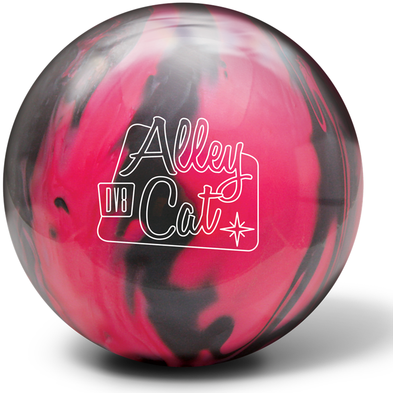 Alley Cat Pink Black Bowling Ball PNG