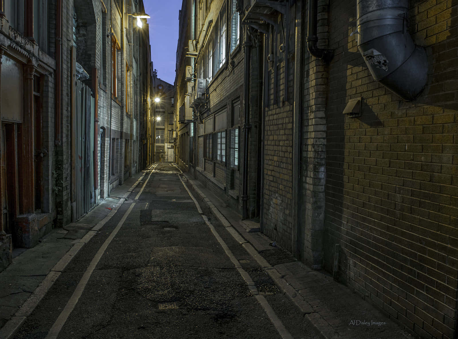 Exploring a hidden alleyway