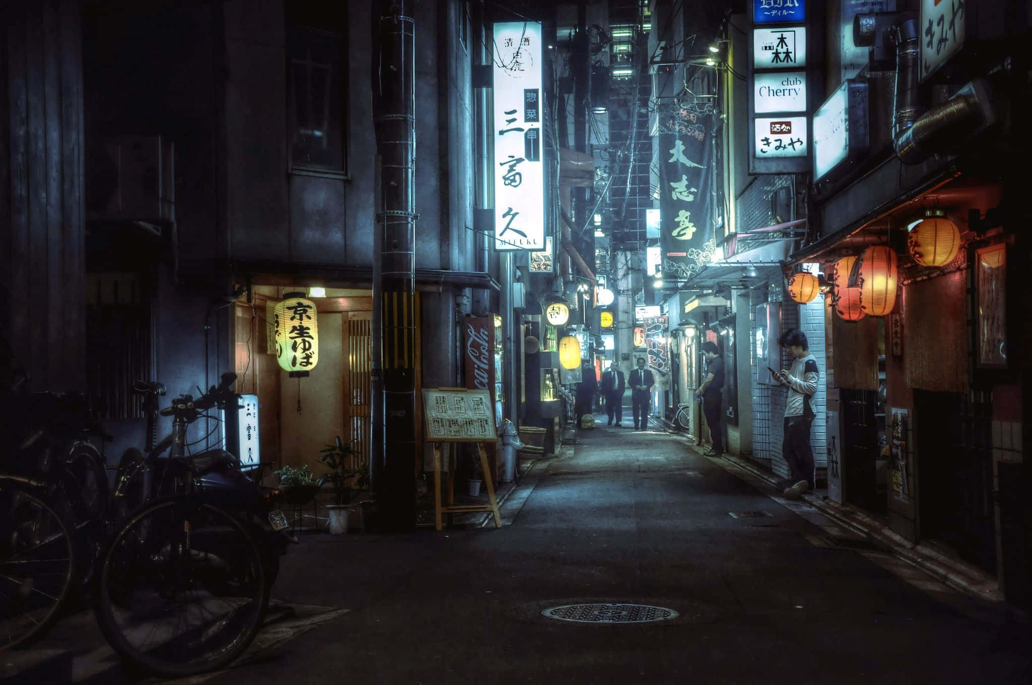 Passing by a peaceful alleyway