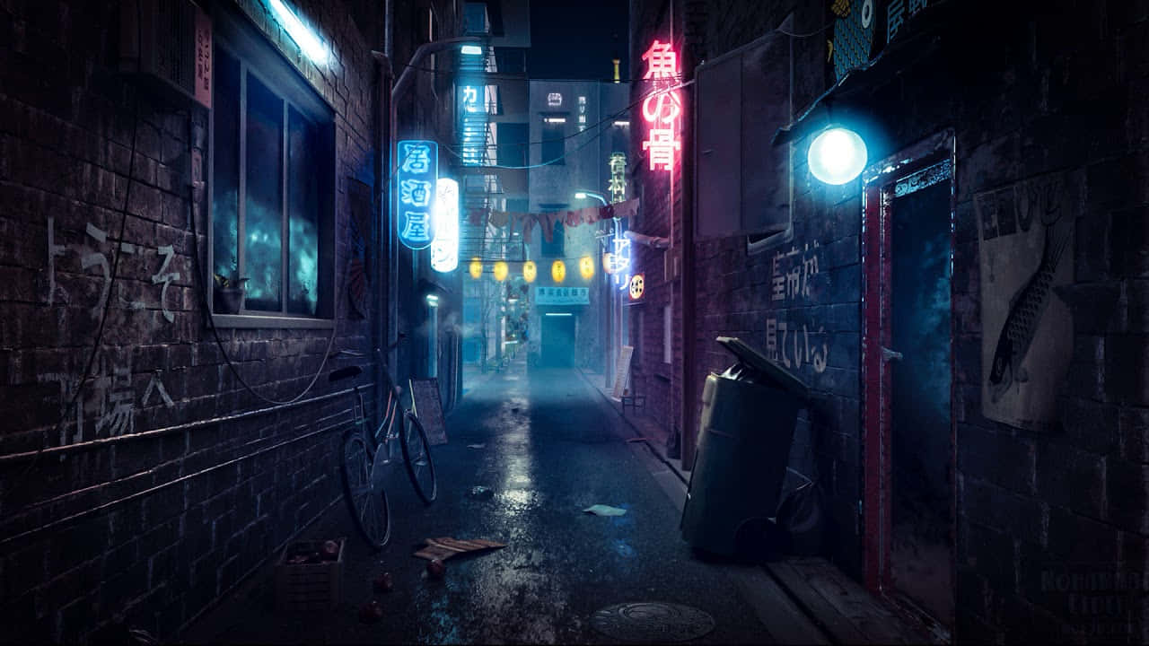 "A tranquil alleyway leading to a secret hideaway" Wallpaper