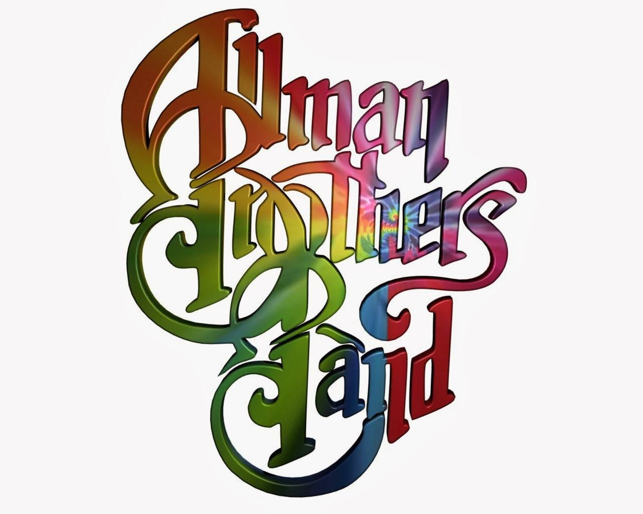 Allmanbrothers Band Färgglada Logotypen Wallpaper