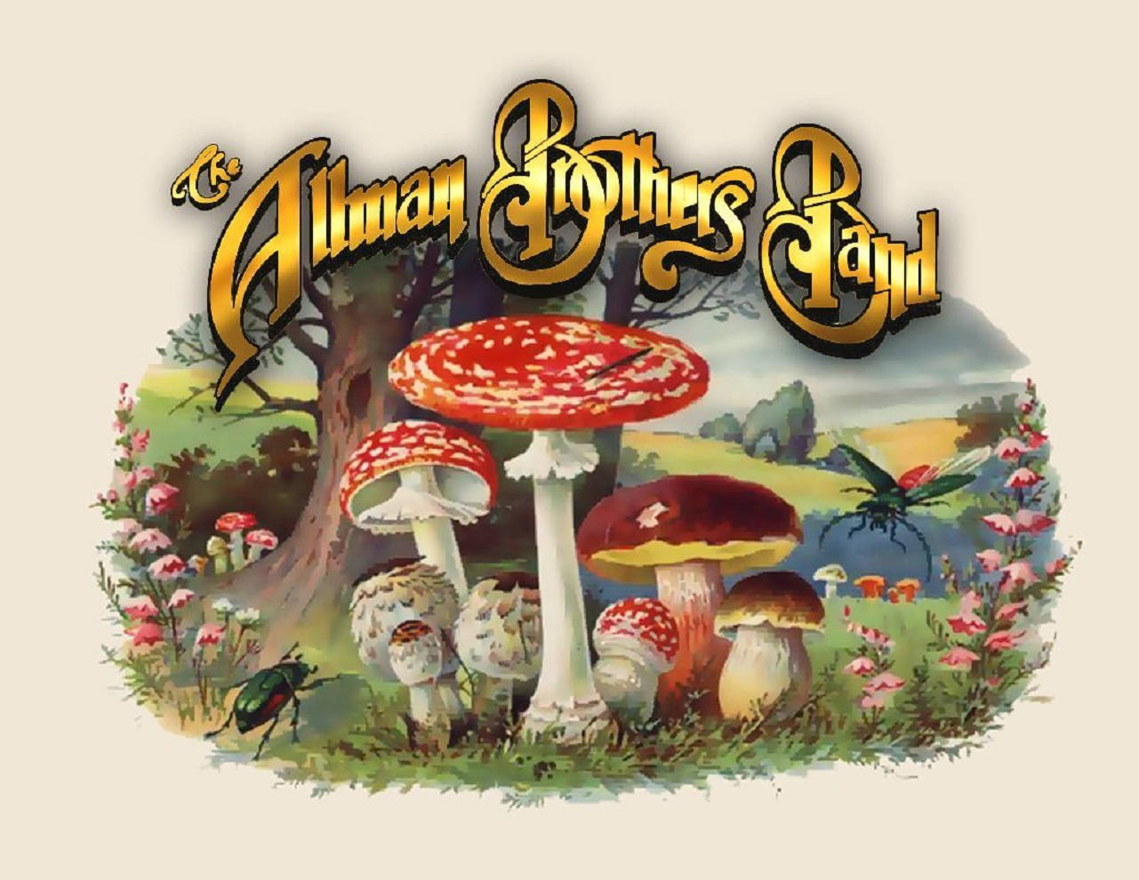 Allman Brothers Band Famous Album Cover Wallpaper