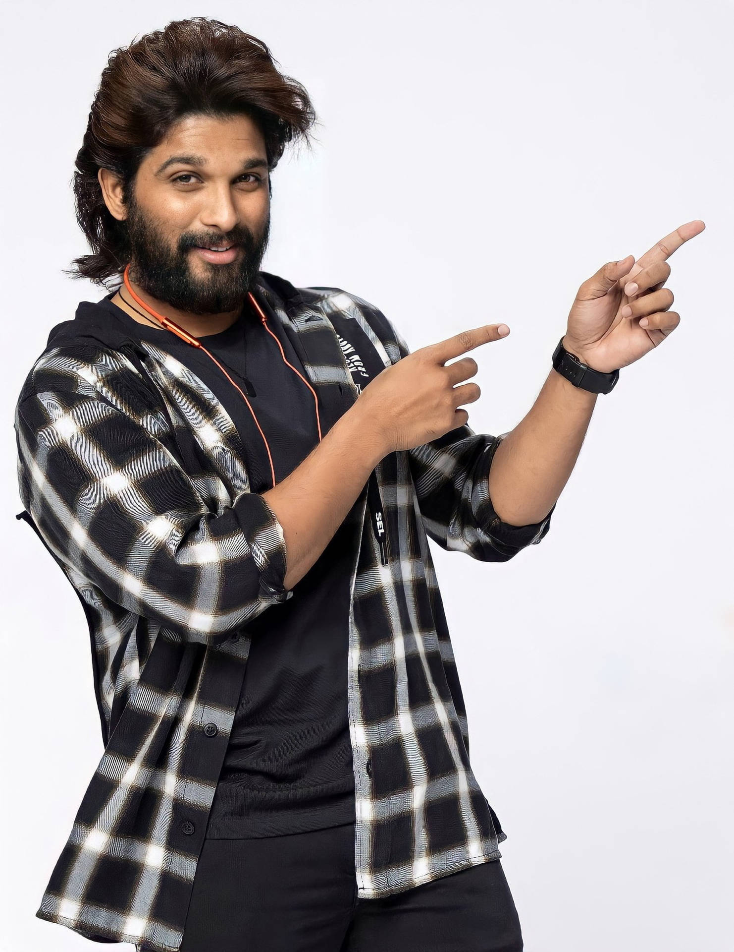 Allu Arjun Hd Pointing To The Right