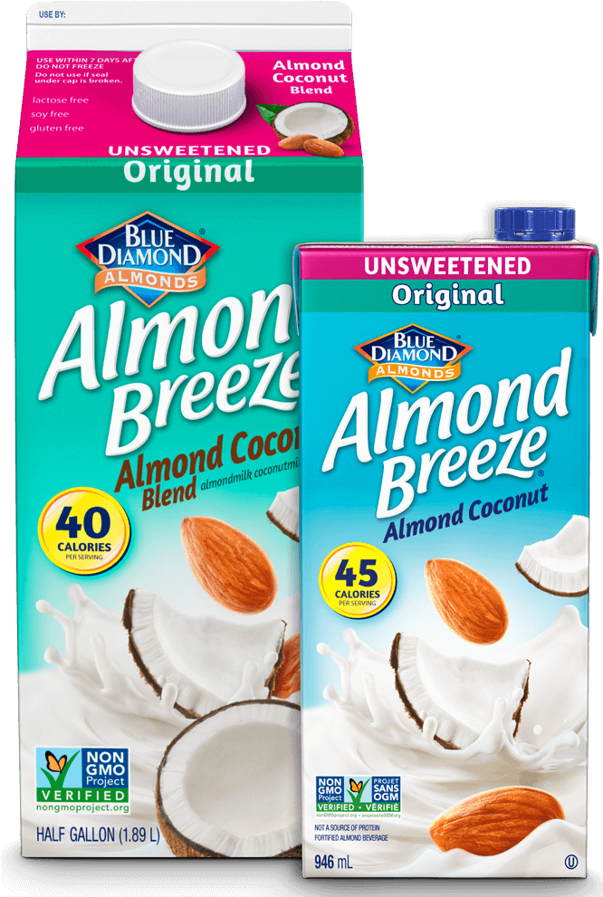 Almond Breeze Almond Coconut Milk Products PNG