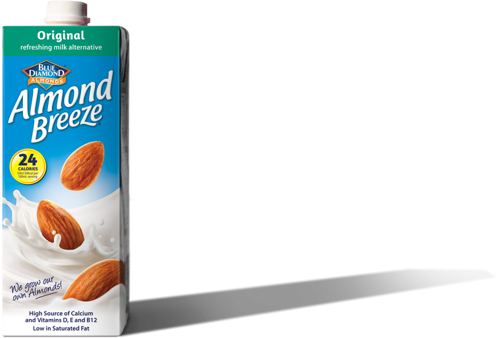 Almond Breeze Milk Alternative Packaging PNG