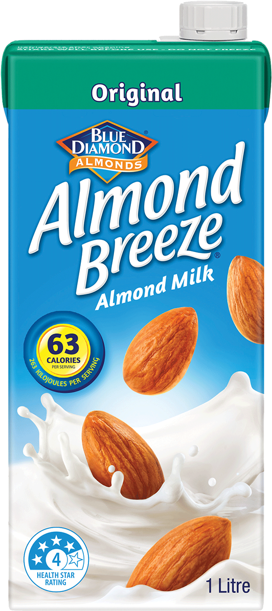 Almond Breeze Original Almond Milk Packaging PNG