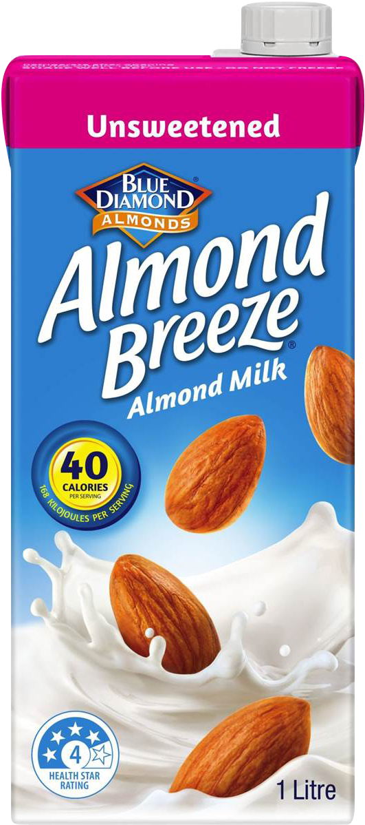 Almond Breeze Unsweetened Almond Milk1 L PNG