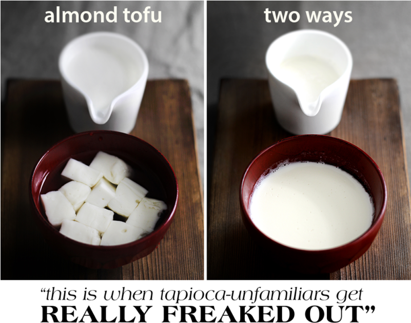 Almond Tofu Two Ways PNG