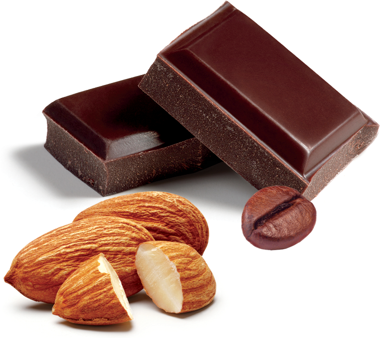 Almondand Coffee Flavored Chocolate PNG