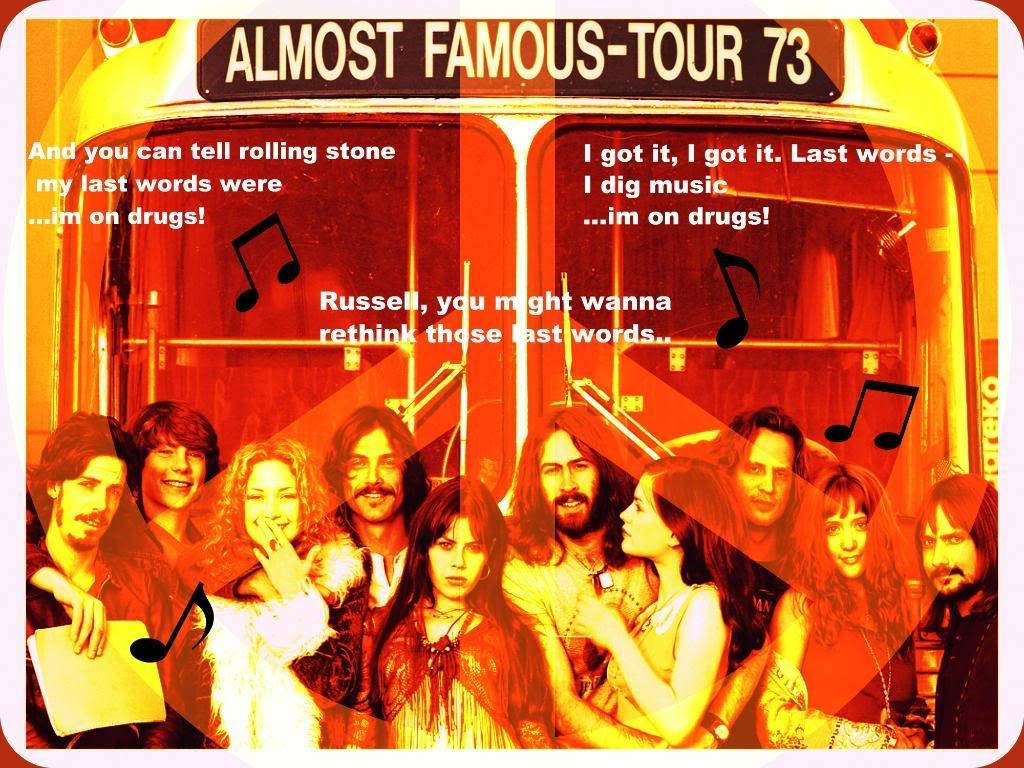 Almost Famous Tour 73 Movie Poster Wallpaper
