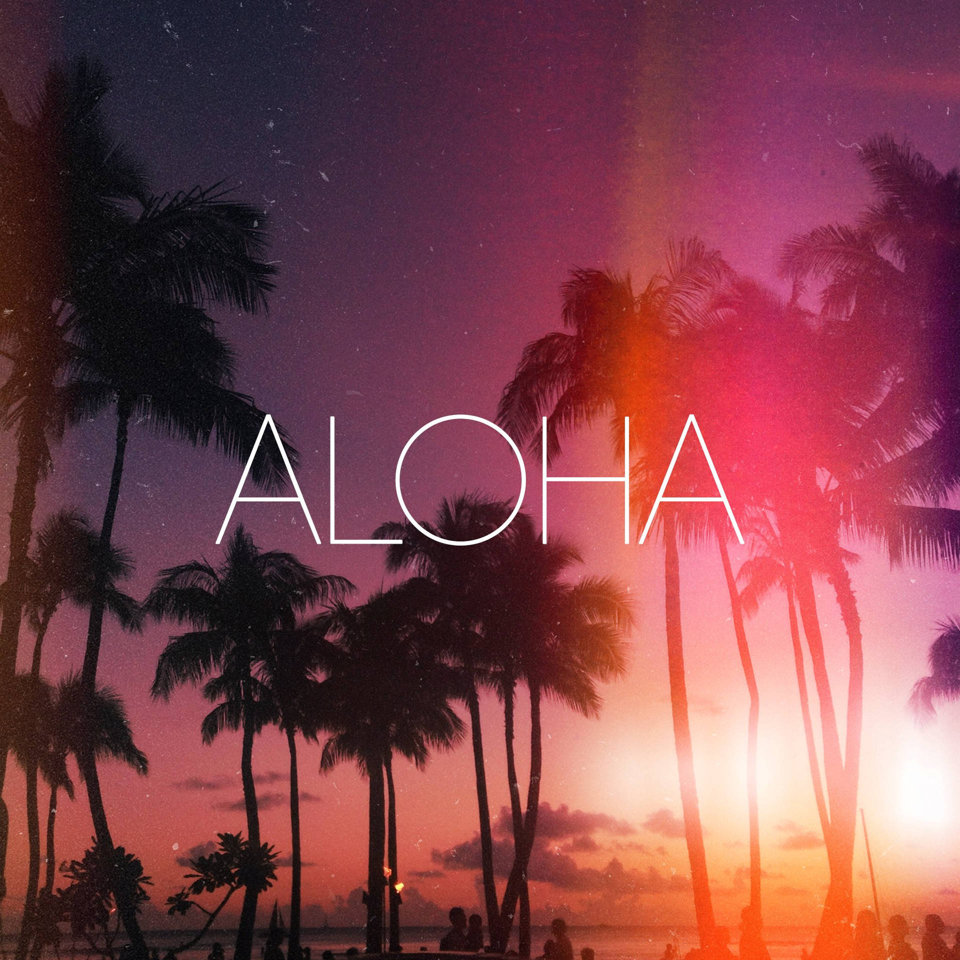 Aloha Sunset Tumblr Wallpaper