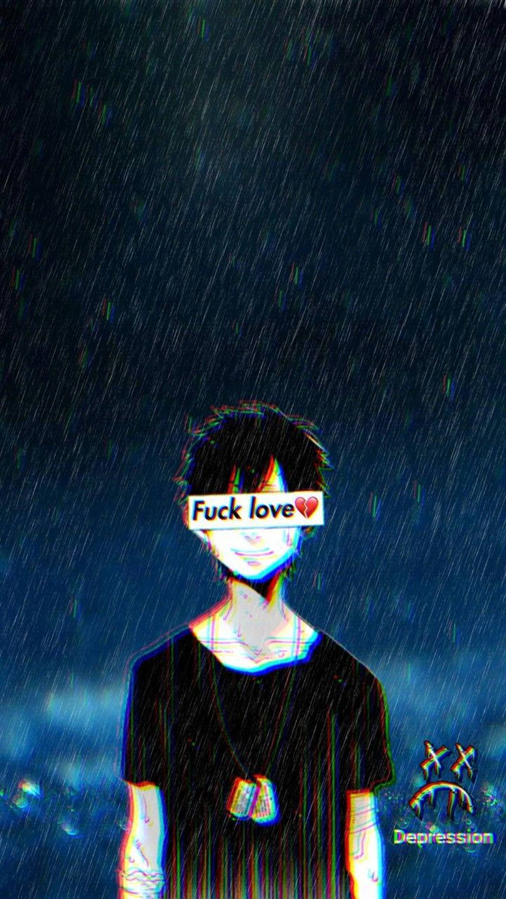 Download Alone Sad Anime Boys Love Wallpaper 