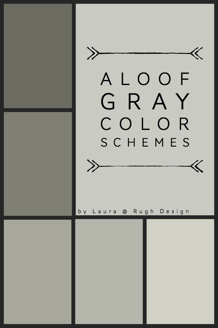 Aloof Gray Color Schemes Design Wallpaper