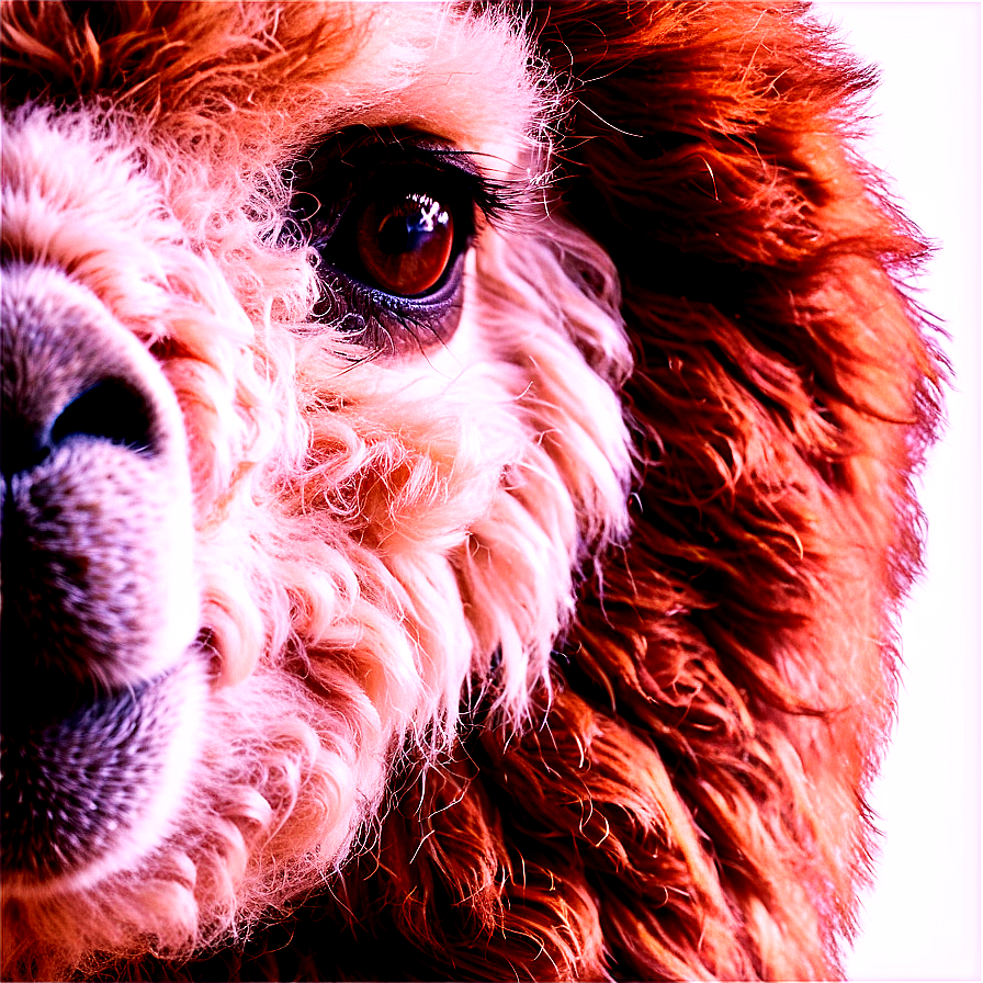 Alpaca Face Close-up Png Slt10 PNG